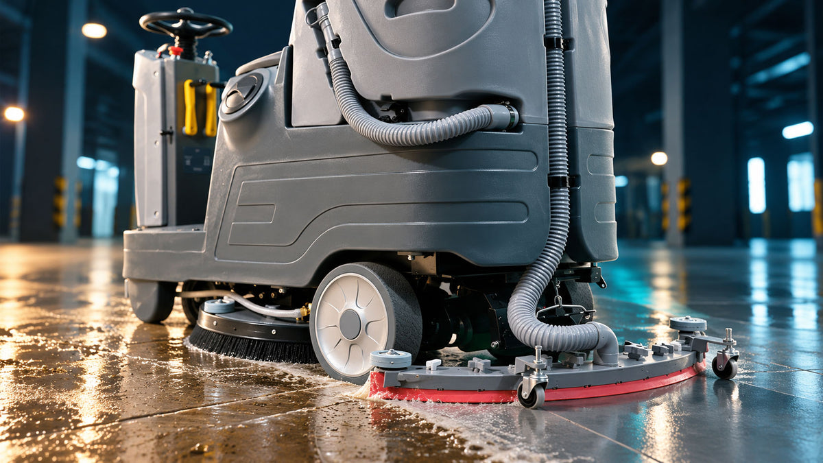 Illustration of EM-500X squeegee in action