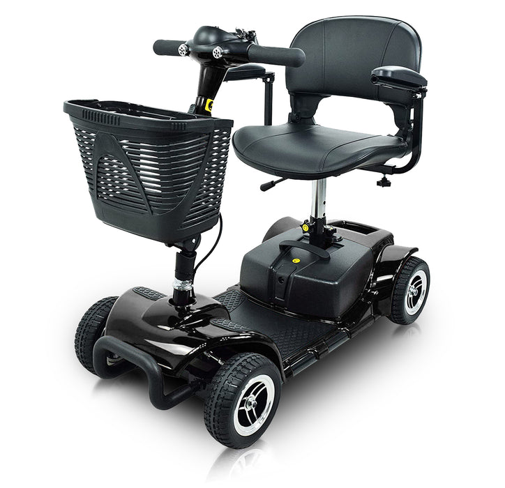 Elifecenter Foldable 4 Wheel Mobility Scooter for Seniors Adults, Battery-Powered 265lbs Weight Capacity