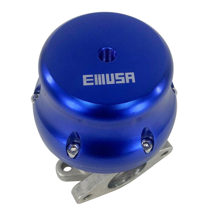 Emusa Adjustable Universal 38mm 2 Bolts External Turbo Wastegate Blue T70 GT35 T4 T3