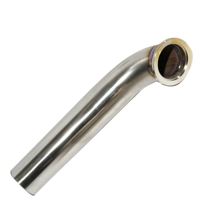 Emusa Stainless Steel Exhaust Downpipe Tube Pipe Fit for 35mm/38mm V-Band Wastegate