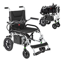 E-Motor EM-265 Lite Foldable Electric Wheelchair - Lightweight, Dual Motor, Battery Included