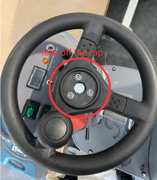 Steering Wheel for Emotor 500X Riding Floor Scrubber Machine