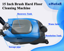 Emotor EM-25 Foldable Hand Push Walk Behind Floor Scrubber Machine