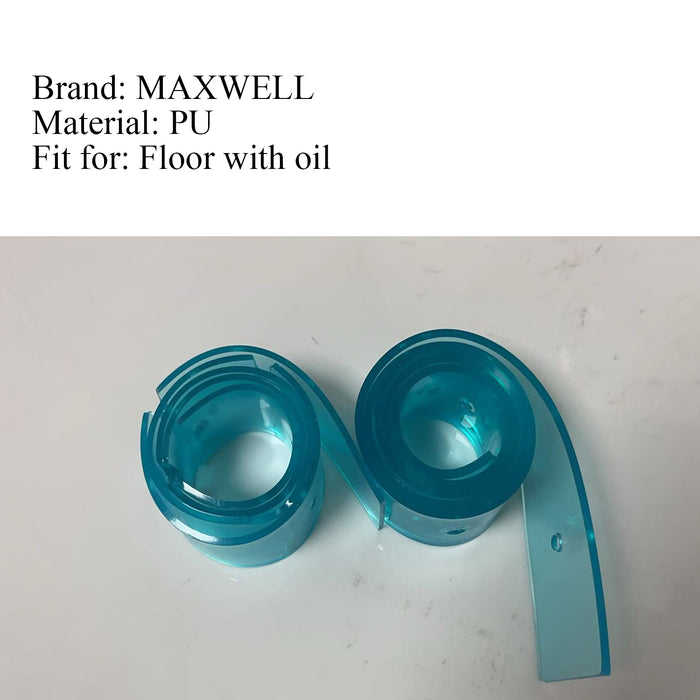 A Pair of PU Squeegees Fit for 15" EM-25 Floor Scrubber Machine