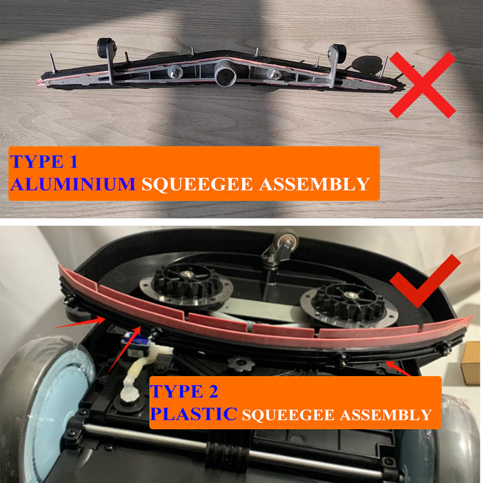 【Type 2 】A pair of Rubber Squeegee for EM-02(Fit for Plastic Assembly)