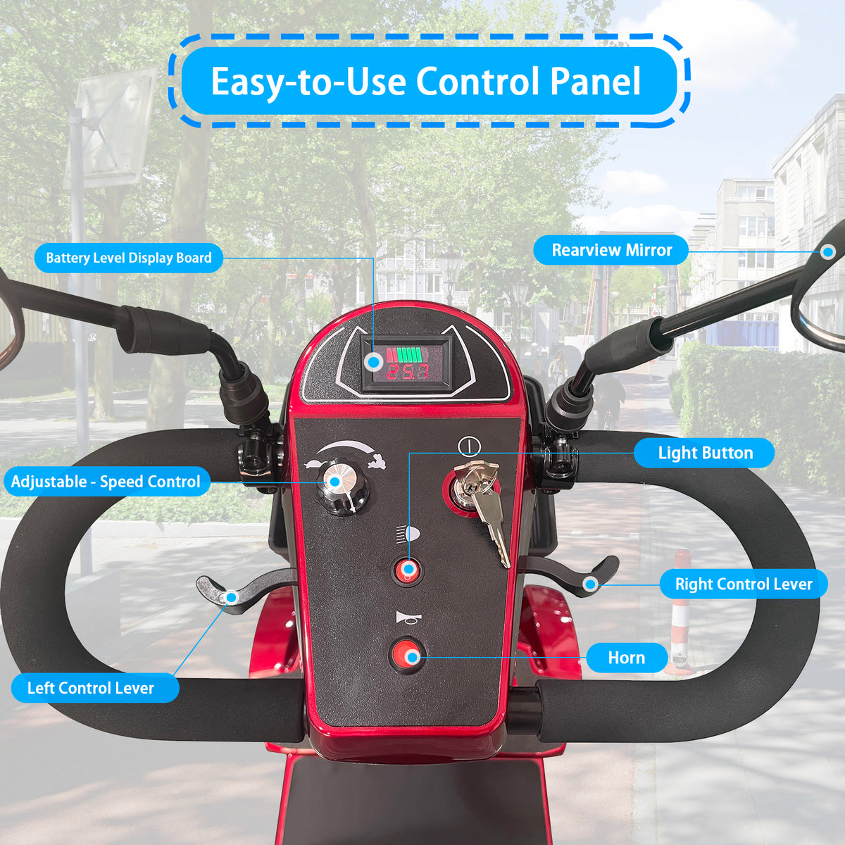 SC-330 4-Wheel Mobility Scooter — Local Pickup Only