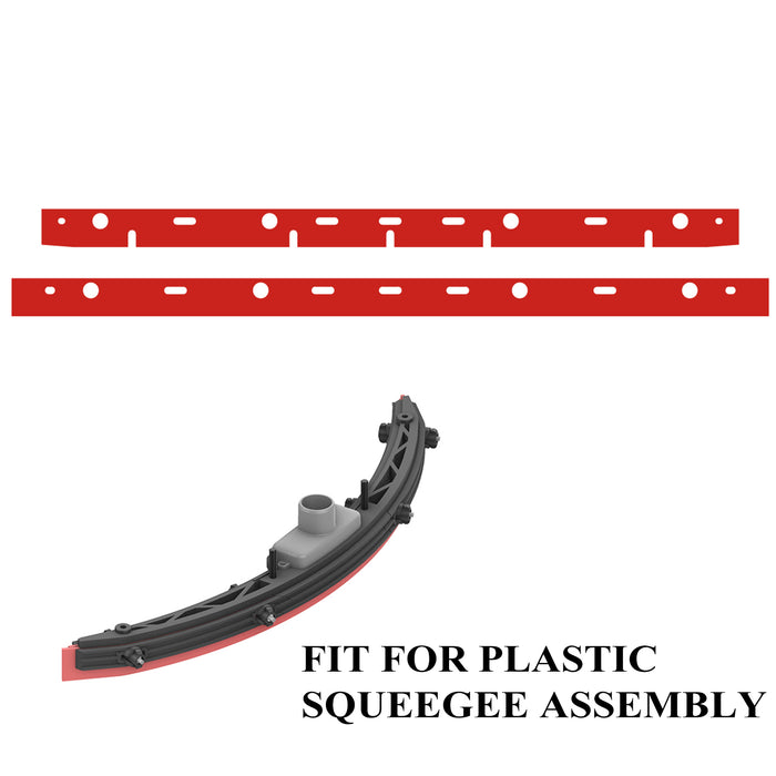 【Type 2 】A pair of Rubber Squeegee for EM-02(Fit for Plastic Assembly)