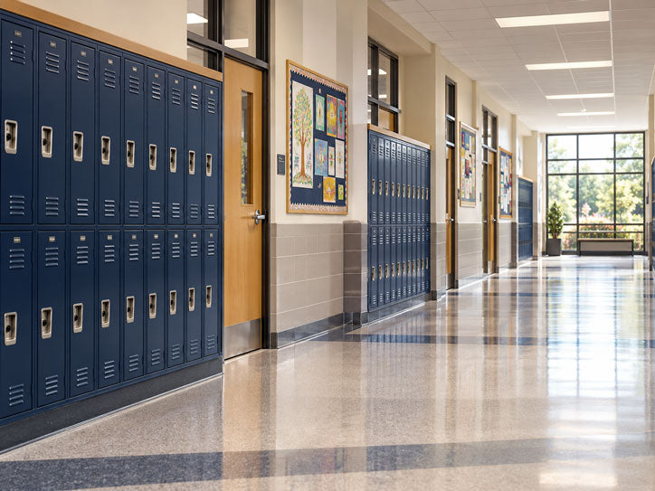 SCHOOLS sealed commercial floor