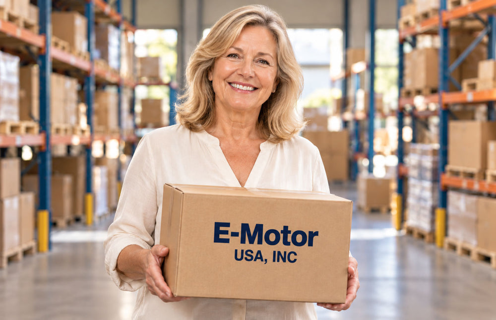 E-Motor shipping in the contiguous United States