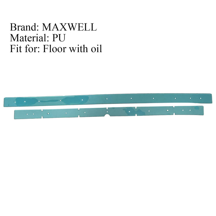 A Pair of PU Squeegees Fit for 15" EM-25 Floor Scrubber Machine