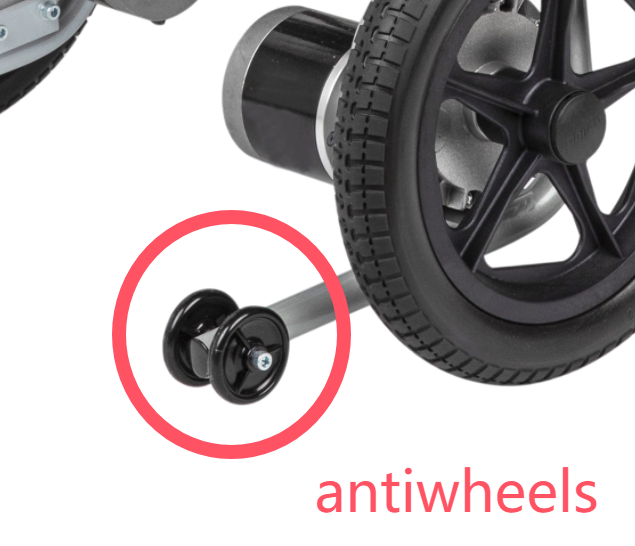 Anti-Wheels for KR8807 Electric Wheelchair