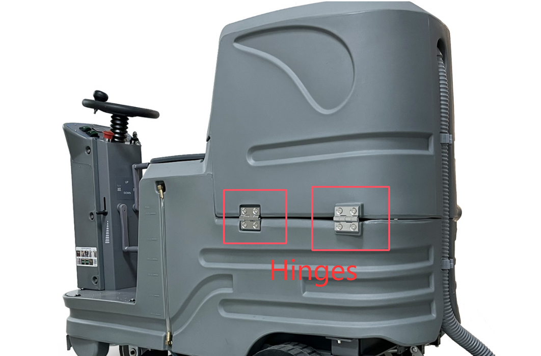 Zinc Alloy Hinges for the Sewage Tank of Emotor 500X Riding Floor Scrubber Machine