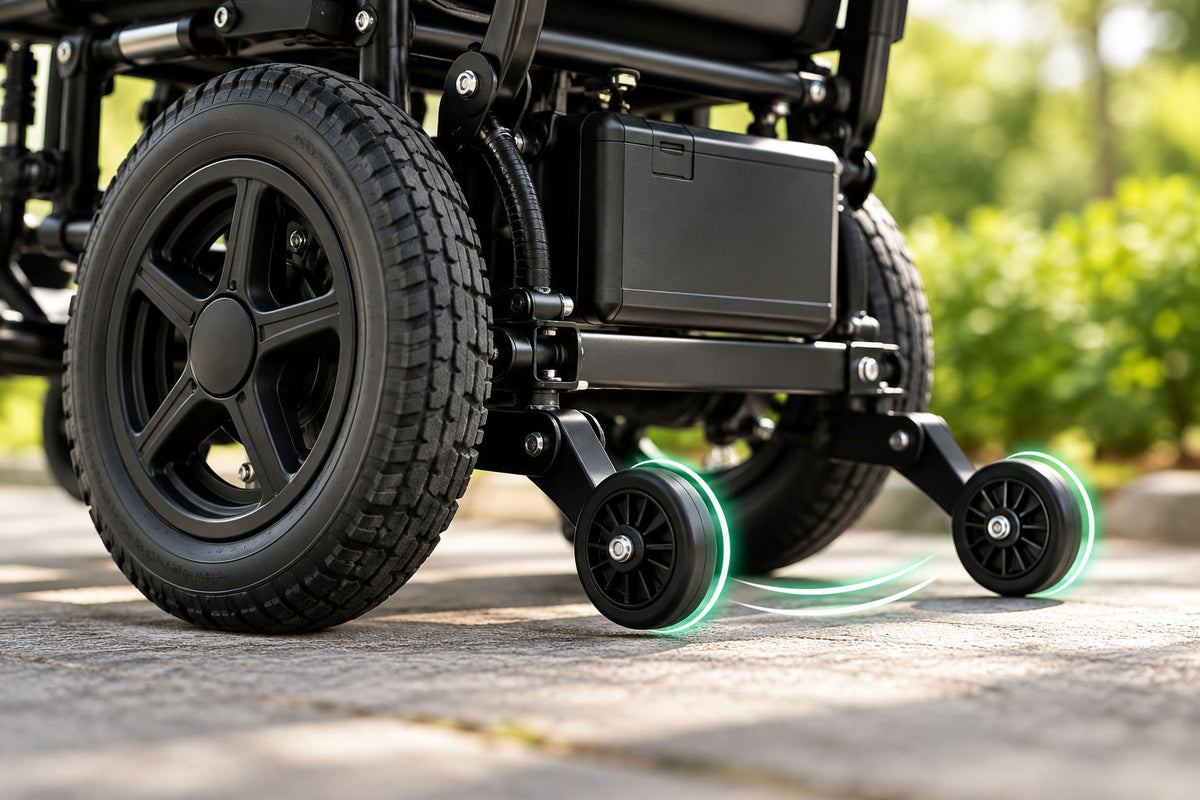 REAR ANTI-TIP WHEELS