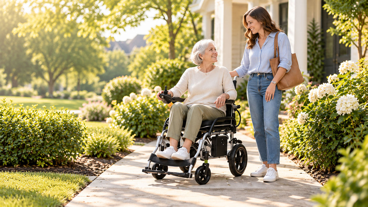 EM-265 Lite electric wheelchair product demonstration