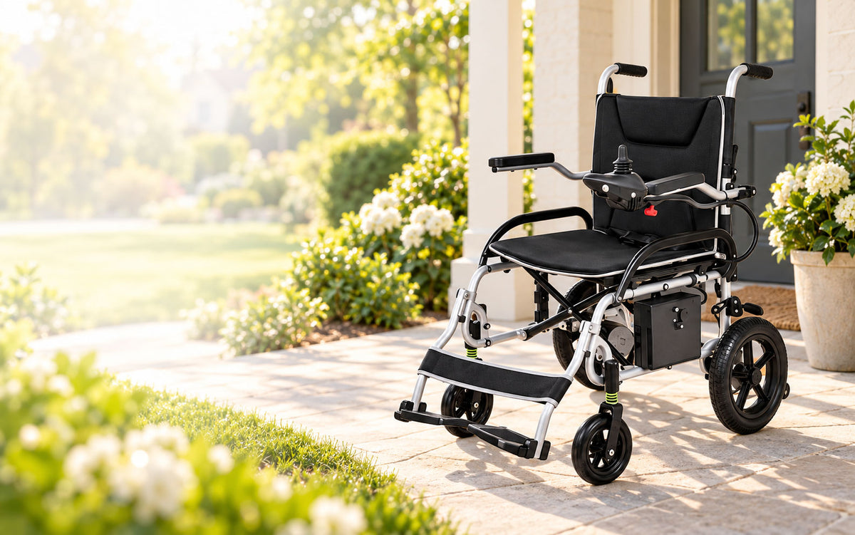 EM-265 Lite Foldable Electric Wheelchair