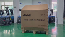 Emotor EM-25 Foldable Hand Push Walk Behind Floor Scrubber Machine