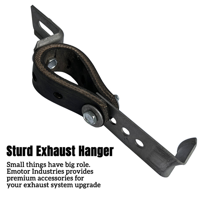 Heavy Duty Universal Flexible Exhaust Muffer Hanger 4 Holes Swivel Exhaust Hangers