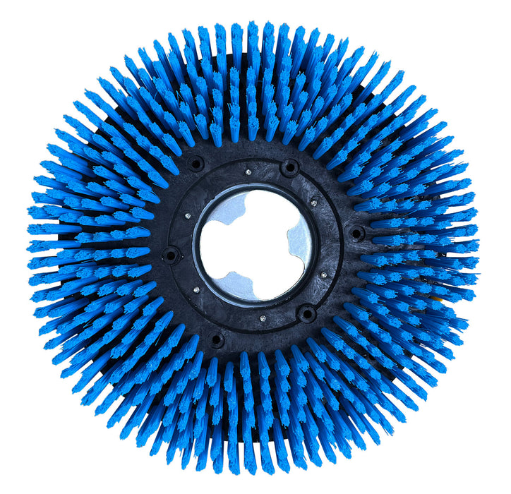 1 Piece 15 Inch Diameter Rotary Scrub Brush Fit for Emotor Floor Scrubber Machine(381MM)