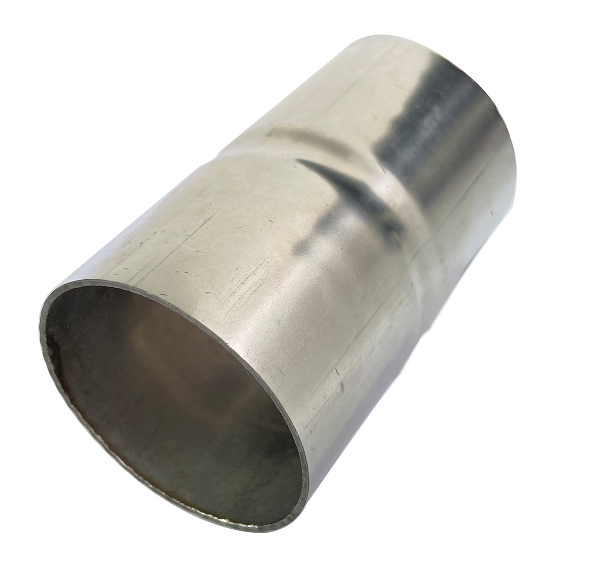 Universal ID 2 1/8" Stainless Steel Stainless Steel Exhaust Reducer Ad