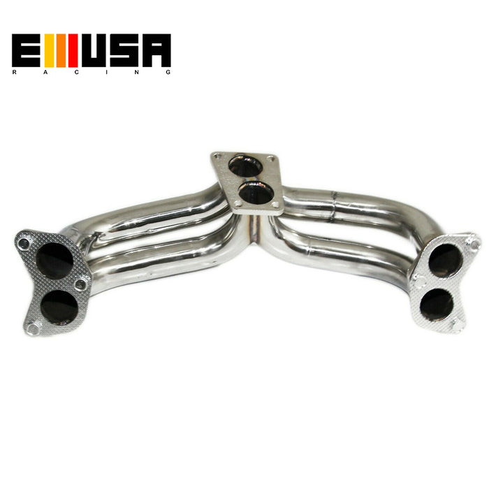 Emusa Stainless Steel Equal Length Racing Header Fit for 2015-2021 Subaru WRX 2.0T FA20