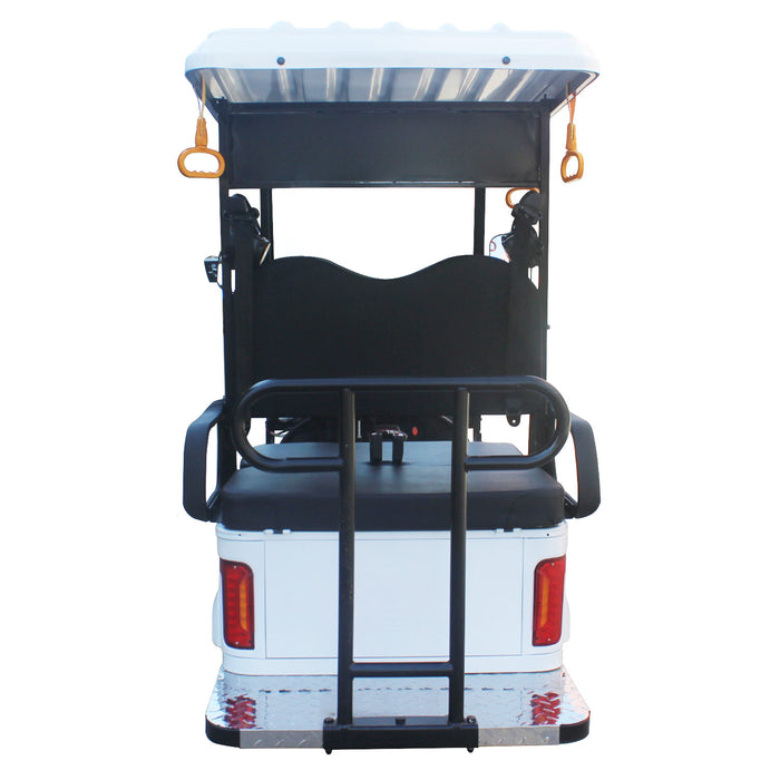 eLifecenter 4 Seats Battery-Powered Electric Bus Mini Bus Golf Cart, Max Capacity 400KG (E600)