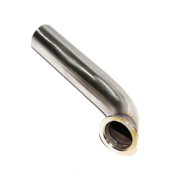 Emusa Stainless Steel Exhaust Downpipe Tube Pipe Fit for 35mm/38mm V-Band Wastegate