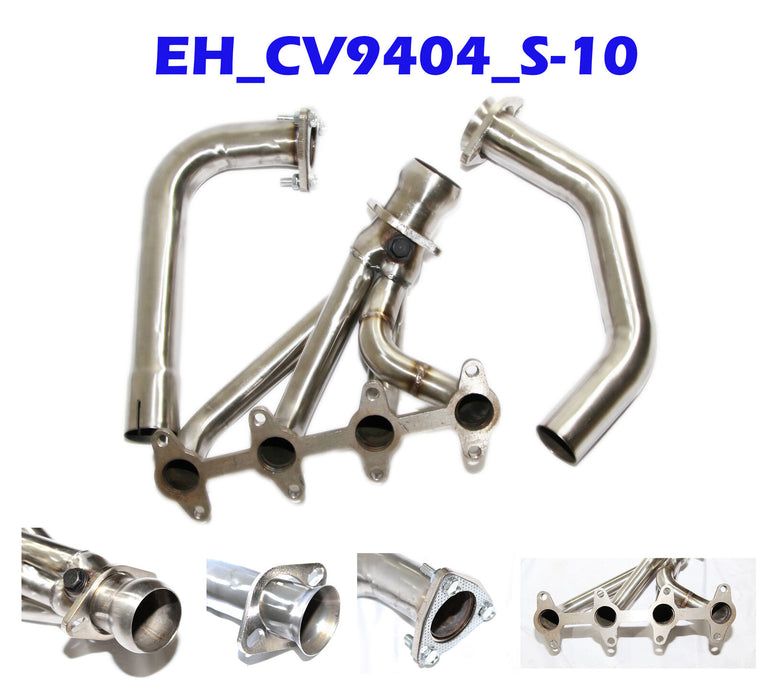 Stainless Steel Racing Manifold Header/Exhaust Fit for 1994-2004 Chevy S-10/GMC Sonoma 2.2L Pickup